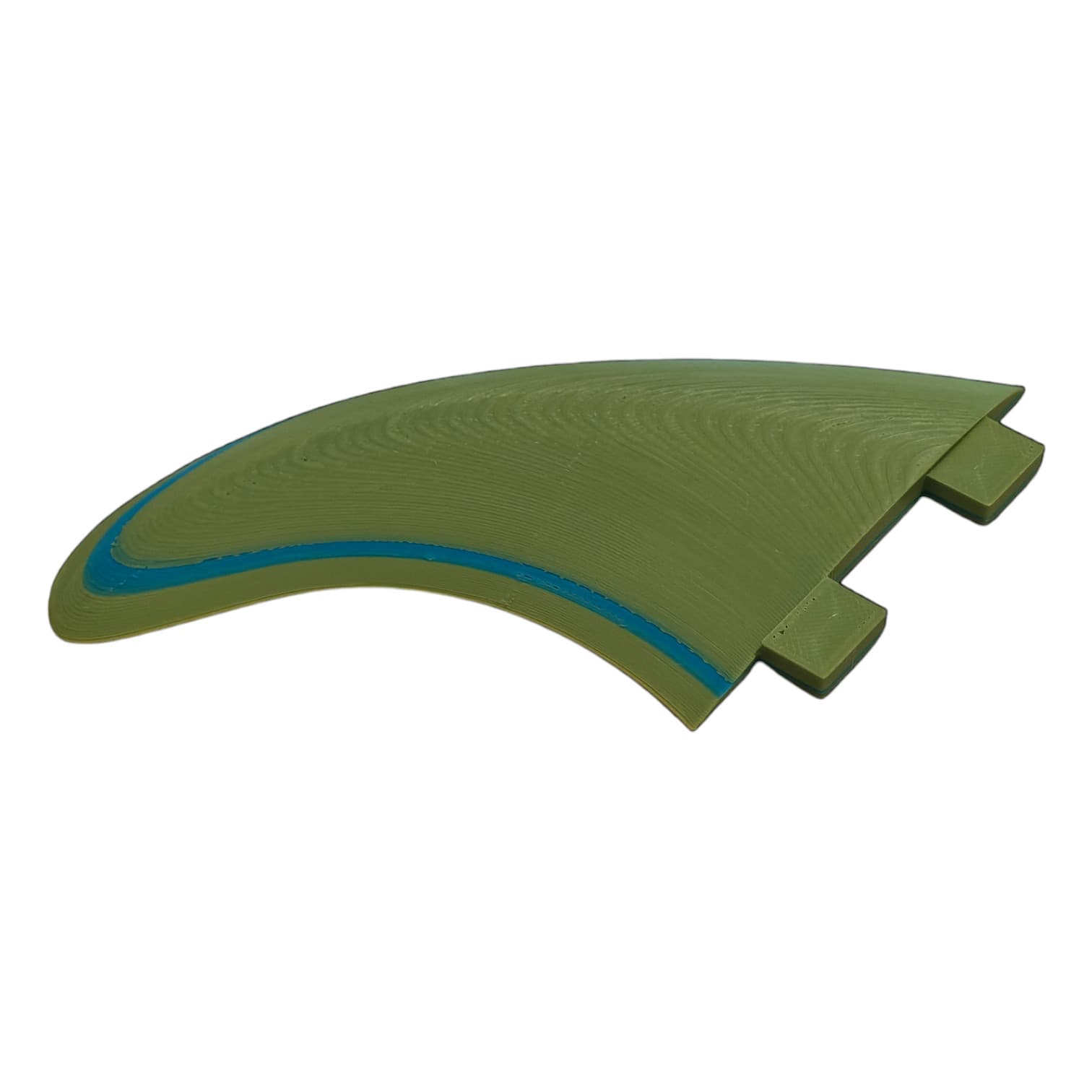 Aileron de planche de surf imprimé en 3D, réalisé en bi-matériau
